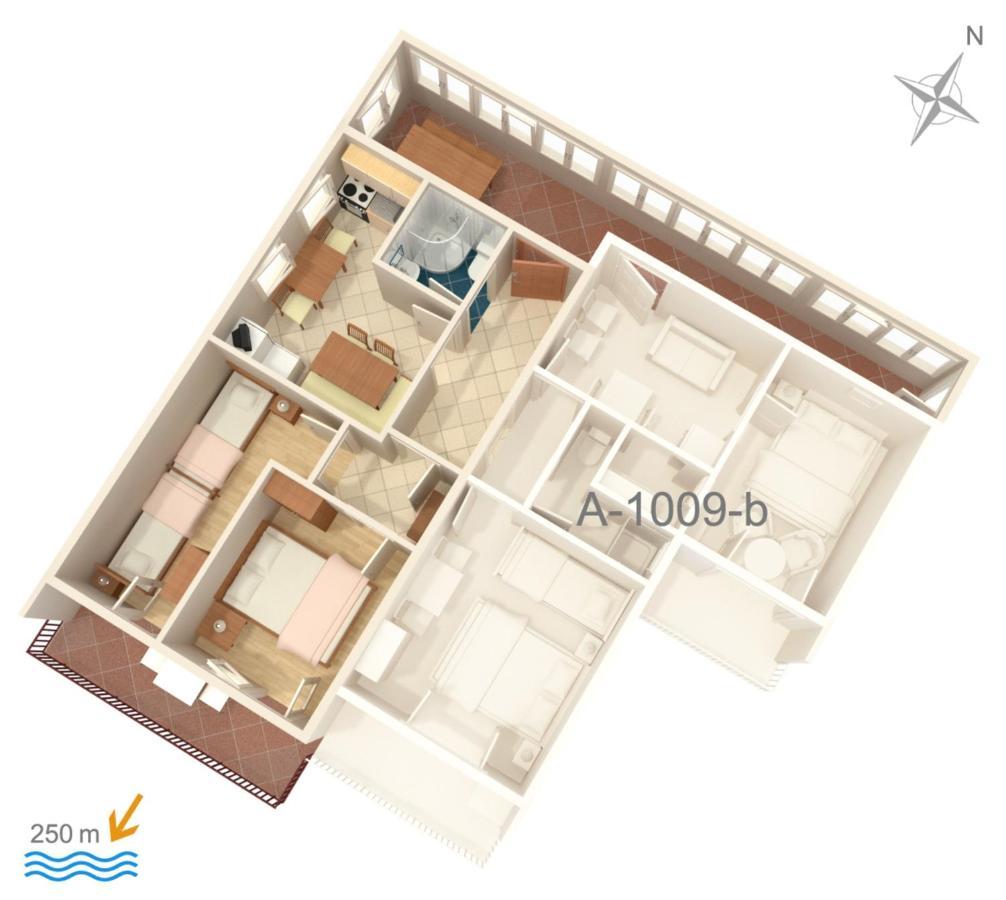 Apartments With A Parking Space Pisak, Omis - 1009 Luaran gambar